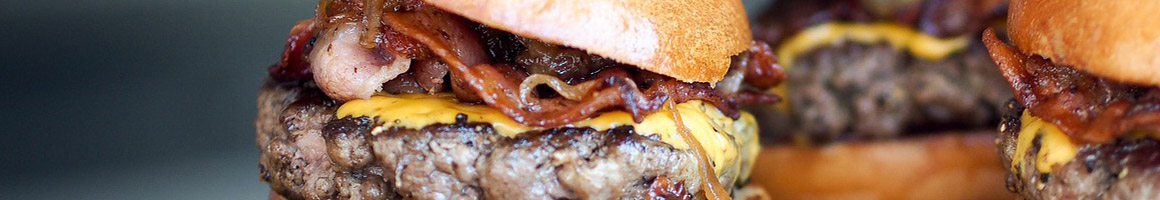 Eating Burger at Web's Burger restaurant in Modesto, CA.